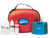 The ColorQ Pool 4 measures four basic pool and spa tests, Free Chlorine (0 to 10 ppm); Total Chlorine (0 to 10 ppm); Bromine (0 to 22 ppm) and pH (6.5 to 8.5 pH).