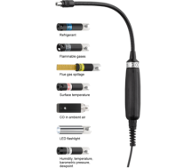 Multifunctional detector probe and measuring device