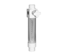 model F single flow tube all PTFE/PCTFE in-line rotameter