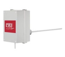 Continuous flow velocity and flow volume measurement in flue gas and hot air ducts using the integrating multi-Pitot tube principle.