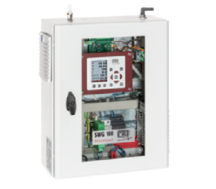 Stationary biogas measuring system for discontinuous measurements
