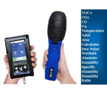 Choose the sensors that you need for IAQ applications, up to 8 total (5 for the DSII-5). Typically TVOCs, CO2 , CO, %RH and C°/F°. Add O3 , NO2  and/or other parameters, choosing from: Ozone Nitrogen Dioxide Formaldehyde Nitric Oxide Ammonia Chlorine Hydrogen Sulfide Sulfur Dioxide Oxygen And even toxic gases such as: CH2 O, HCN, HCl, H2 , EtO, SiH4 , AsH3 , ClO2 , HF, F2  and more..