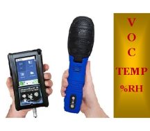 VOCs, %RH, ºF/ºC plus up to 5 specific gas sensors per probe (all “plug-and-play” in DSII probes