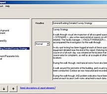 Optional Advanced Report Generator Software report template/structure builder for automated, detailed reports.
