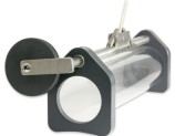 Collect water samples quickly and easily! This newly designed horizontal water sampler allows water to be sampled at specific depths. A 20 meter calibrated line, marked at one meter intervals, is included. The clear acrylic tube allows a visual inspection of the sample prior to dispensing and holds approximately 1,200 mL of sample.