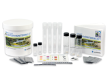Students will have fun analyzing sample water for eight different test factors: pH, dissolved oxygen, biochemical oxygen demand, temperature, turbidity, nitrate, phosphate, and coliform bacteria. This complete kit includes a manual with step-by-step, diagrammed instructions; an easy-to-use laminated color chart, and all the necessary apparatus and non-hazardous TesTabs® to test ten water samples (three samples for coliform).