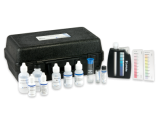 The Model AR-42 has the same test range for pH, Hardness, and Iron as the AR-02, but it also is equipped to test for Sulfide (0.2-20 ppm). Includes 50 tests for pH, Hardness, and Sulfide; 100 tests for Iron.