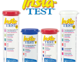 Insta-TEST® Pool and Spa Test Strips allows the user to just dip the strip into the water and receive accurate, instant results. The formula is designed for stable color development to allow adequate time for the user to match very distinct colors along with preventing cross-contamination between pads.
