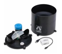 The RainLogger is a complete integrated system for monitoring rainfall c/w RainLog Data Logger, RL-Loader 2 Software, Rain Collector. The tipping bucket rain gauge is calibrated to 0.01 inches / 0.25 mm per tip. 